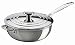Le Creuset Tri-Ply Stainless Steel Saucier Pan with Lid and Helper Handle, 3.5-Quart