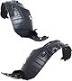 Evan-Fischer Splash Shield Front Left and Right Side Fender Liner Set of 2 Plastic for ROGUE 08-13/ROGUE SELECT 14-15