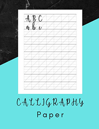 Calligraphy Paper: Calligraphy Practice Book - 160 sheet pad image 3
