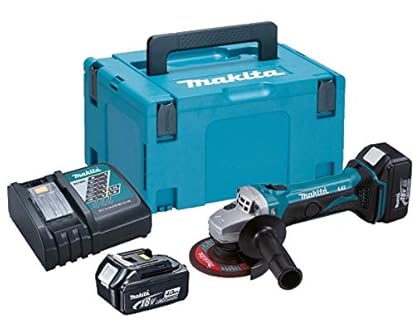 Foto di Makita DGA452RMJ Smerigliatrice a Batterie Litio da 18 V e 4 Ah