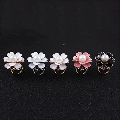 Écharpe boucle camellia fleur pour sublimer vos tenues de bureau - 3