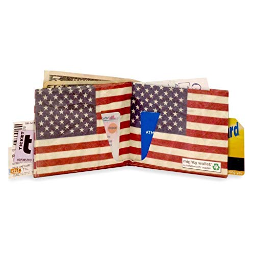 Dynomighty Men's US Flag Mighty Wallet - Super Thin Lightweight Tyvek Billfold2