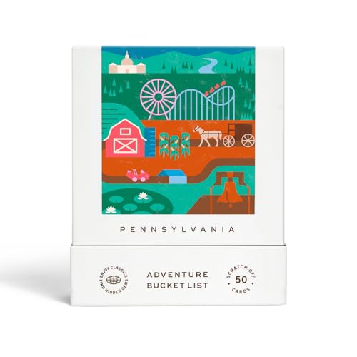 Pennsylvania Adventure Bucket List: 50 Scratch-Off Cards for...