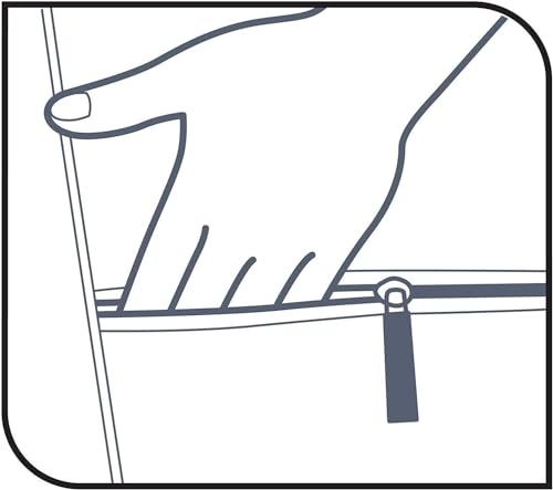 Carrito de Compras Ligero con Ruedas de Goma Silenciosa Plegable miniatura 3