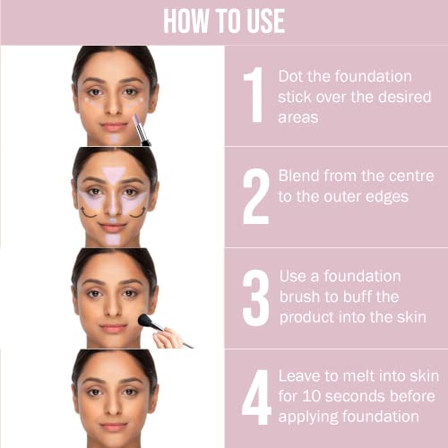Image of NY Bae Almond Oil Infused Foundation, Concealer, Contour, Color Corrector Stick - Runway Range - Backstage Walk in Lavender 15