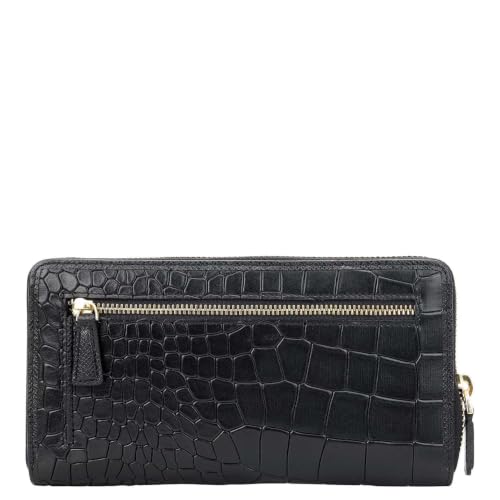 Image of Da Milano Premium Leather Wallet for Women | Multi Compartment Travel Wallet - Black (10034OL)