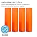 Crown Sporting Goods Anchorless Weighted Football Pylons (Set of 4), Orange