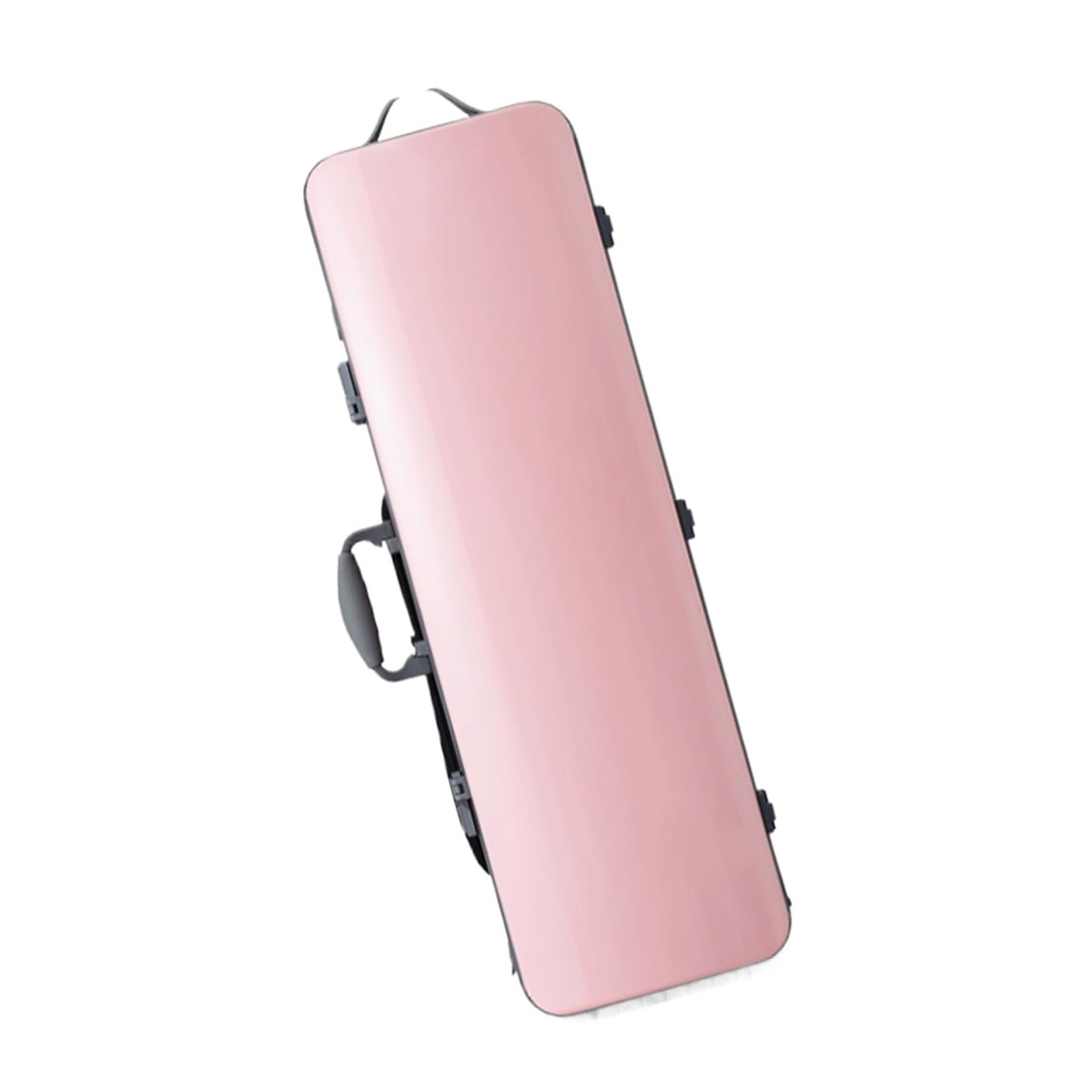 Borsa per violino portatile a tracolla ultraleggera in fibra di carbonio, anti-pressione e antiurto Custodia professionale per violino(Pink)