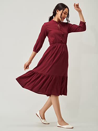 Image of AASK Women Fit and Flare Dress