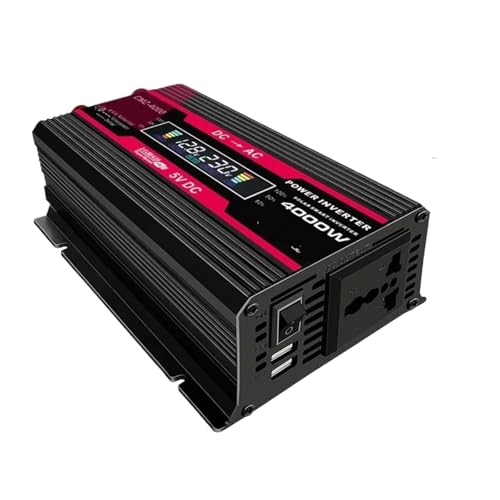 Inversor de corriente universal de 4000W con onda sinusoidal modificada y pantalla LCD