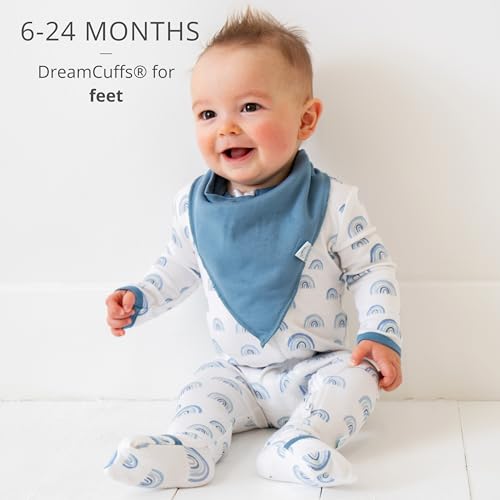 Dreamland Baby Bamboo Viscose Baby Pajamas (0-9 months). Ultra Soft Viscose Sleepers with 2-Way Zipper, Mitten & Foot Cuffs4