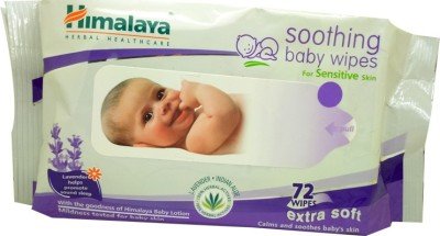 Himalaya Soothing Baby Wipes Sensitive Skin(72 Pieces)