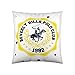 Beverly Hills Polo Club Nolan Federa per Cuscino, Cotone, Bianco, Senza Imbottitura