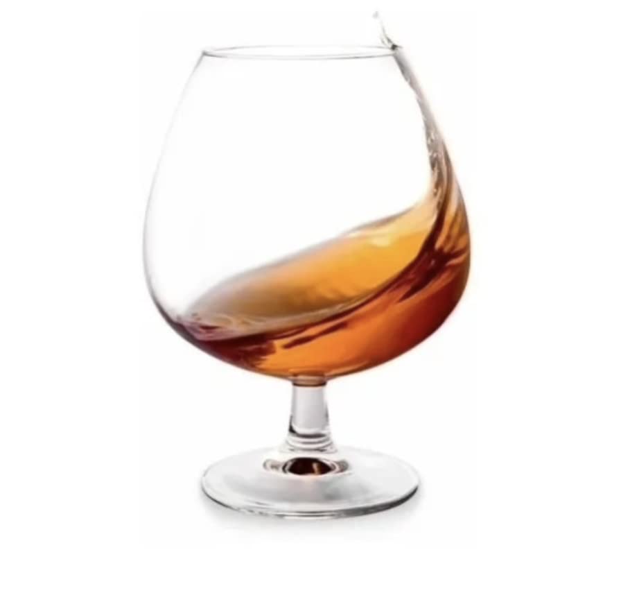 Copas de coñac Crystalite Bohemia para catar brandy con amigos juego de 6 3