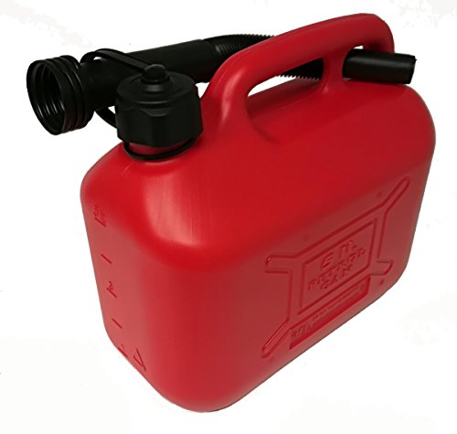 Coamer BG5L Bidón de plástico para gasolina, Rojo, 5 litros