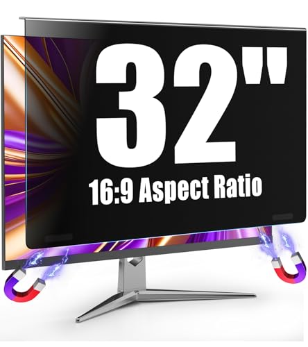Image of 27 inch & 32 inch Hanging Magnetic Computer Privacy Shield