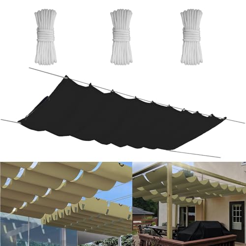 Einziehbare Welle Sonnensegel 1x2M, Verstellbar Aufrollbar Sonnenschutz Mit ösen, Spannmarkise Beschattung, Markise Wasserdicht Verstellbar Markisenstoff Für Terrassenüberdachung - Dark Graphit