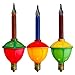 Northlight Pack of 3 Multi-Color C7 Retro Bubble Light Replacement Christmas Bulbs