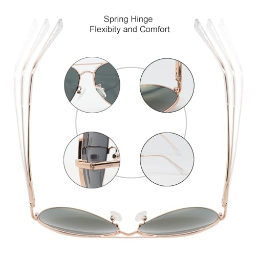 INFI Glass Lens Polarized Sunglasses Aviator Women Men Fishing Driving Beach Glasses Mirrored Coating Scratch Resistant4