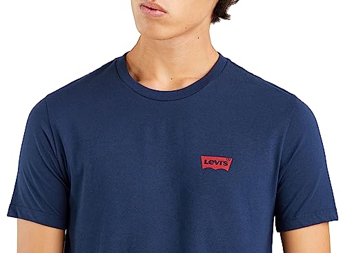 Levi's Herren 2-Pack Crewneck Graphic Tee T-Shirt, Chesthit White / Dress Blues, XXL – Ansicht 6