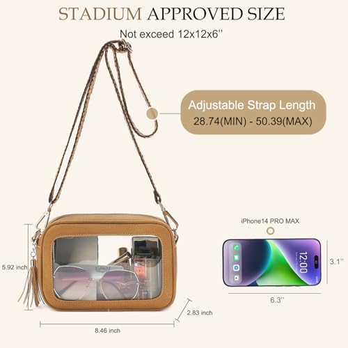 Loxomu CLEAR CROSSBODY BAG Stadium Approved - Waterproof Clear Purses thumb #1