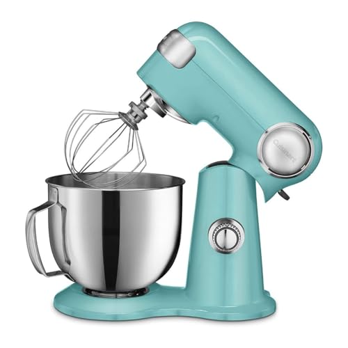 Image of Cuisinart Precision Master Stand Mixer 5.5 Quart (5.2L), 500W Tilt-Head Kitchen Mixer with Stainless Steel Bowl, 12 Speeds, Dough Hook, Whisk & Paddle, SM-50TQHK