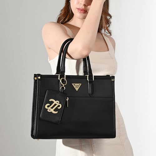 Image of Lavie Signature Women's Ithaca Colourblock Tote Handbag for Women | Tote Bag for Work | Ladies purse | Stylish Shoulder Bag | Gift for Women