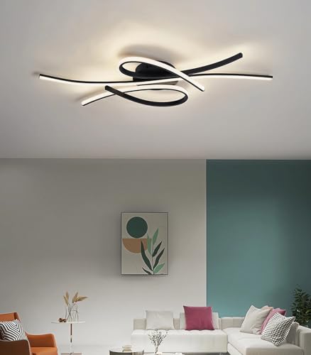 Plafonnier LED moderne pour éclairer chaleureusement votre chambre à coucher