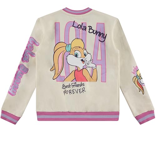 Looney Tunes Lola Bunny Varsity Bomber Jacket - Little and Big Girl Sizes 4-163
