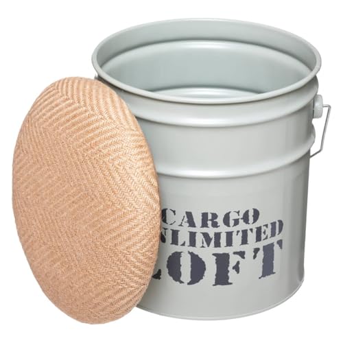 Atmosphera - Set - bestehend aus Zwei Hockern Alfred - Metall - Mehrfarbig