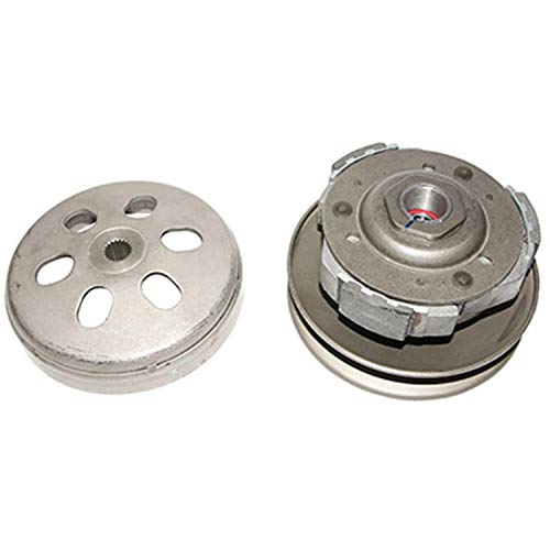 Embrayage complet avec cloche anti-patinage et correcteur de couple fluide