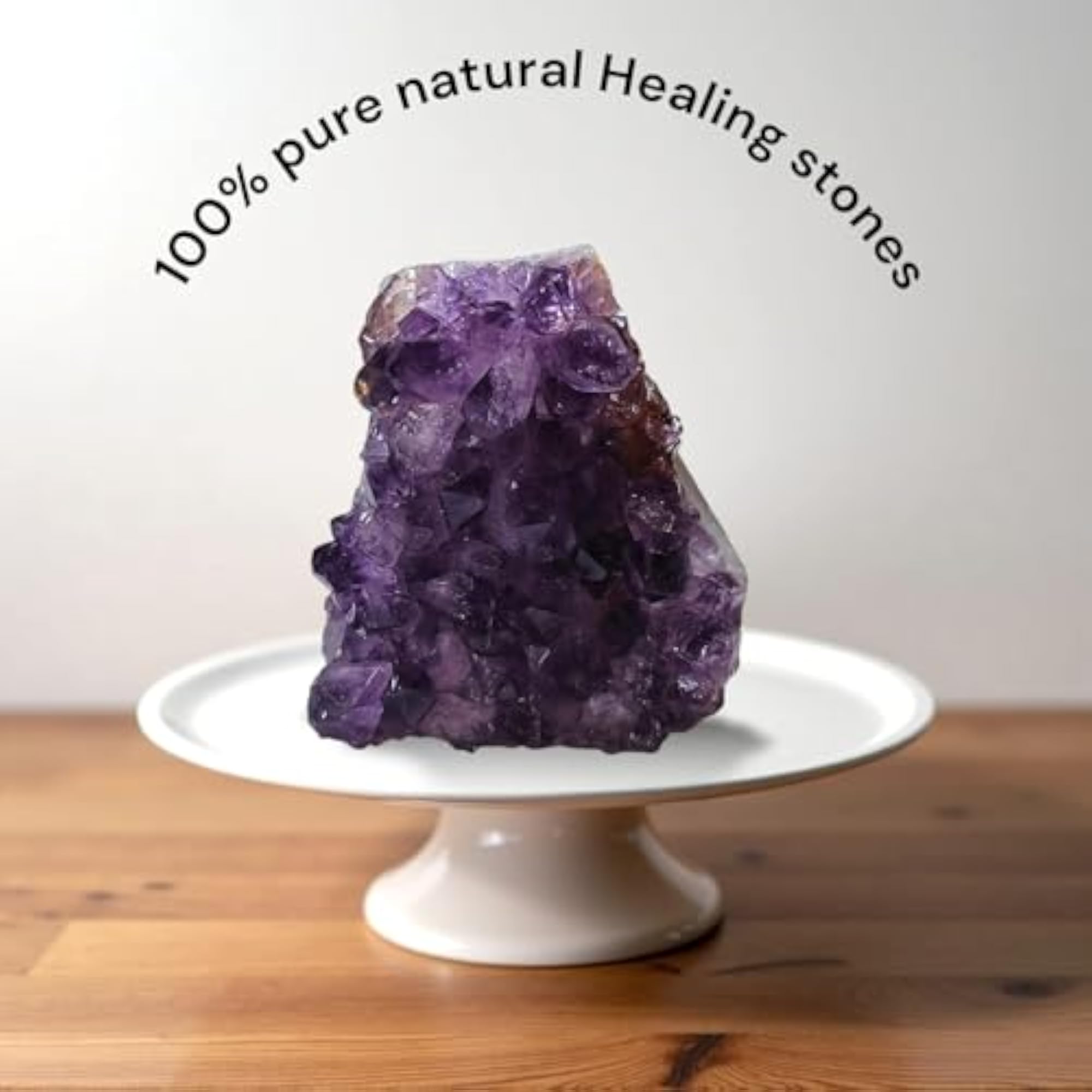 Natural Amethyst Crystal Cluster, High-Energy Healing