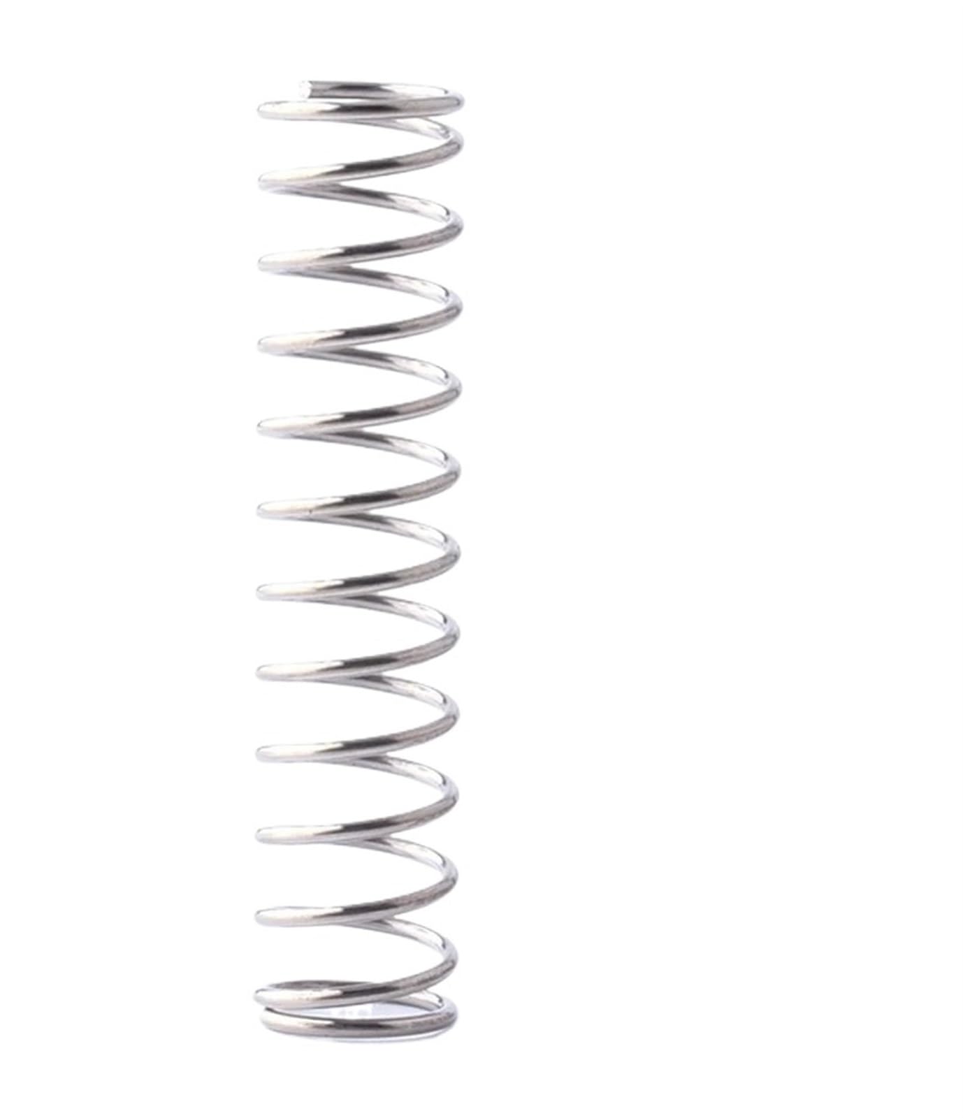 1 stuk, drukveer, draaddiameter 2 mm, buitendiameter 10-40 mm, lengte 300 mm, lange veer van roestvrij staal 304 (NO.2560) (2 x 26 x 300 mm 1 stuk, drukveer, draaddiameter 2 mm, buitendiameter 10-40 mm, lengte 300 mm, lange veer van roestvrij staal 304 (NO.2560) (2 x 26 x 300 mm