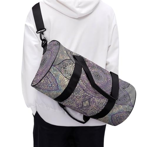 Sac de sport fleur mandala compact pour simplifier vos voyages - 6