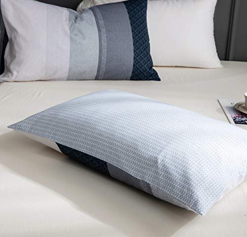 Image of SLEEPBELLA Duvet Cover Twin Set 600 Thread Count Cotton Bedding Set (Twin, Greekn-lump)