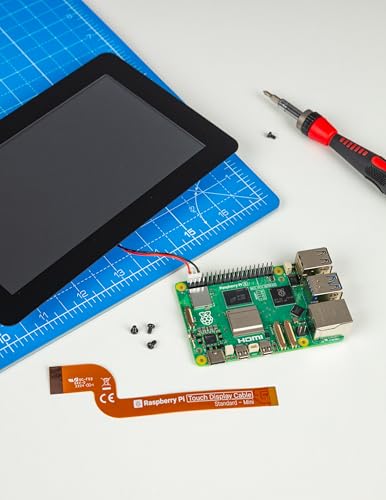 Image of Raspberry Pi Touch Display 2, 7-inch LCD Screen, 720 x 1280 Resolution, 24-bit RGB