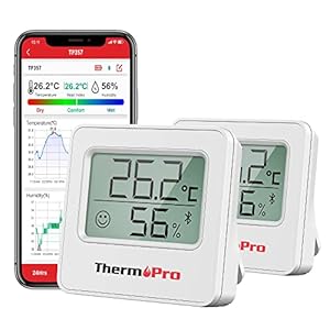 ThermoPro TP357 80 m Bluetooth hygrometer indoor kamerthermometer