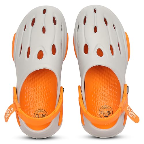 Image of Kraasa Glide Gear Men's Eva Casual Clogs for Everyday use | Sandals with Adjustable Back Strap | Lightweight, Comfortable | Stylish and Waterproof Mules