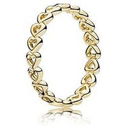 Anillo Pandora Amor Entrelazado Anillo Pandora 167105-56 mujer plata dorado