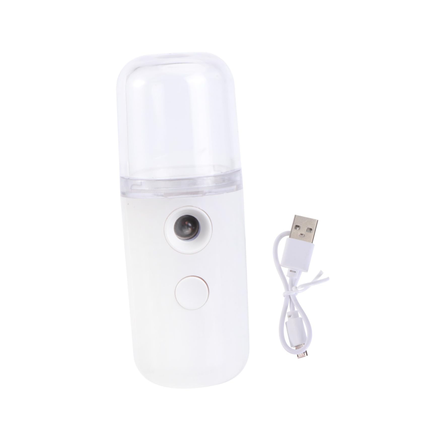 FRCOLOR Handheld Facial Spray Portable Rechargeable Nano Sprayer Cool Humidifier for Women
