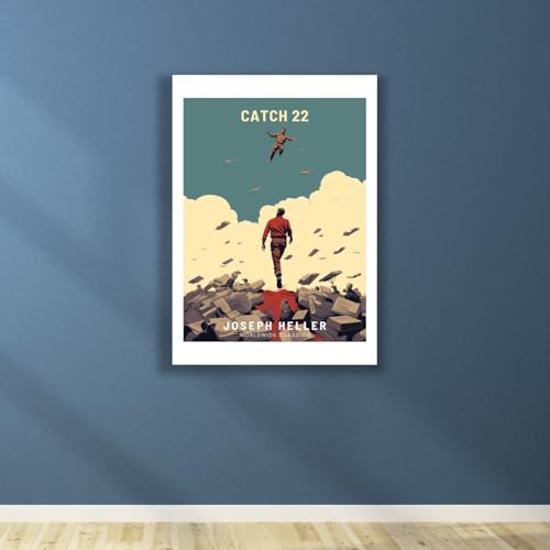 Impression d'art mate Catch 22 moyen format collection livres