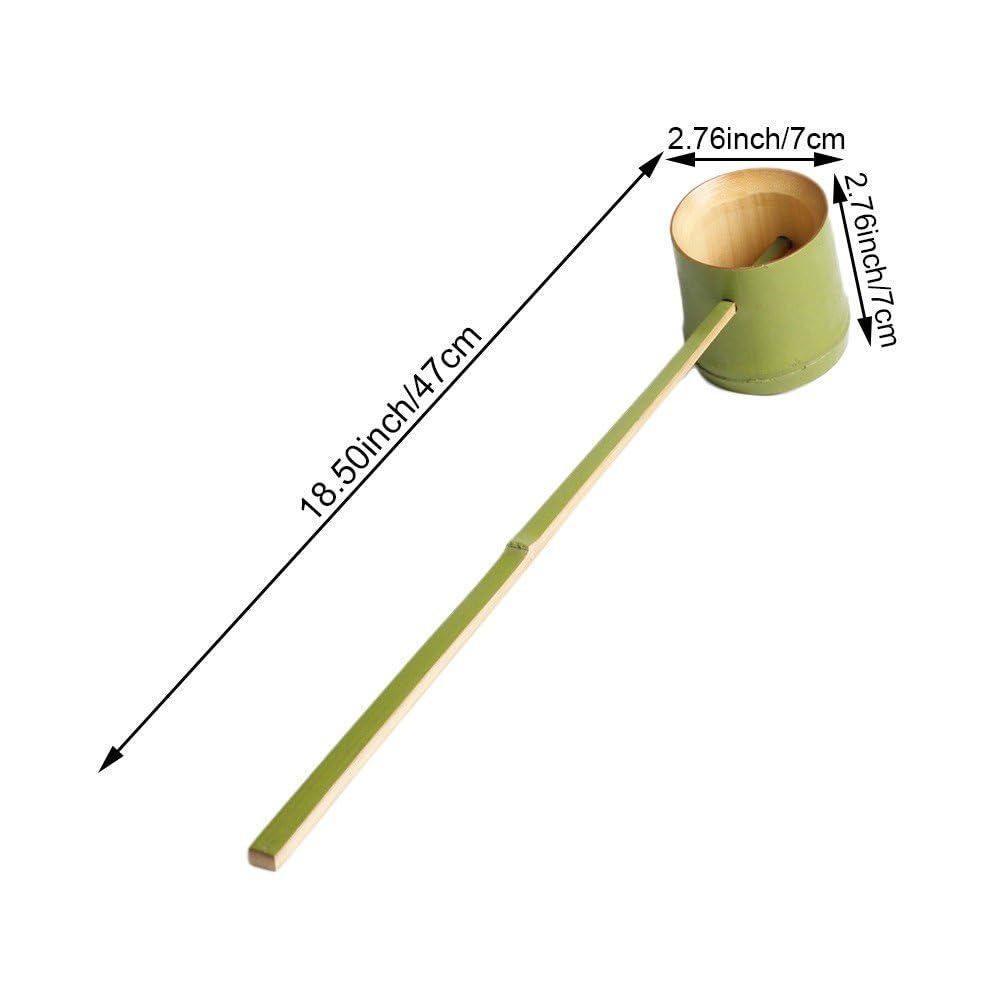 Herramientas Japonesas para Ceremonia del Té, Cuchara De Bambú con Largo, Cuchara De Té Natural, Cucharón De Té, Cuchara De Té De Madera, Cuchara De Cucharón De Madera, Cucharón De Agua De