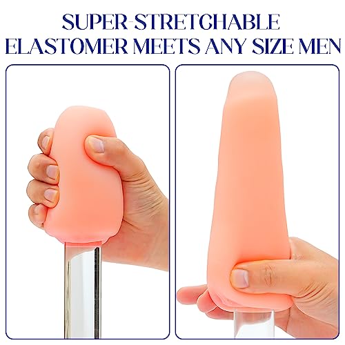 Image of Male Masturbator Egg, Lilecemie Portable Pleasure Pocket Pussy Stroker with 3D Realistic Mouth for Oral Sex,Ultra Soft Stretchy Male Masturbators Cup,Blowjob Adult Male Sex Toys for Men Pleasure