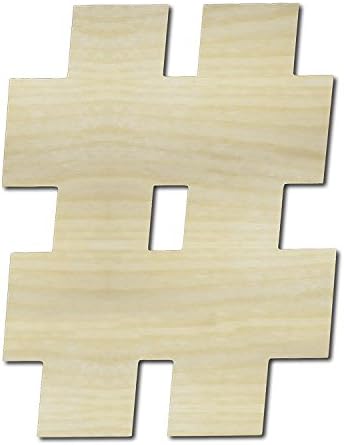 36" Tall X 1/2" Thick, Unfinished Wooden Punctuation - Exclamation - Large Wall Wood Punctuation - for Home Bedroom Office Wedding Party Décor - Ready to Paint Or Stain