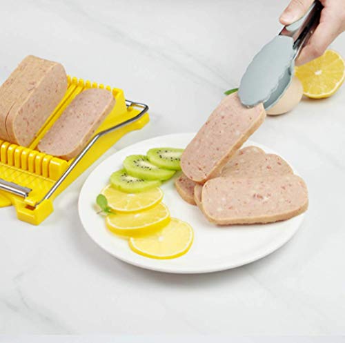 NVTED Luncheon Meat Slicer, Boiled Egg Fruit Soft Cheese Slicer Cutter, Stainless Steel