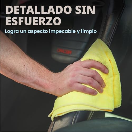 Paños de microfibra multiusos de 30x30 cm superabsorbentes pack de 12 sin pelusa 6