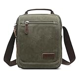 Sac à bandoulière vintage pour homme : il s'agit d'un sac à bandoulière décontracté avec poignée. C'est unique et à la mode, adapté aux voyages, au camping, au quotidien, au cyclisme, à l'alpinisme, aux vacances, aux loisirs, à l'extérieur, etc., à diverses occasions. Changez avec désinvolture la façon de porter le sac à main, vous permettant de faire face facilement à diverses occasions.
