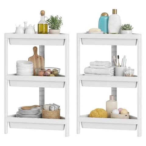 Giantex 3-Tier Corner Shelf 2-Pack Cover