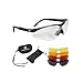 Radians T-85 Glasses with Case/Cloth Bag/Neck Cord,Black Frame,Clear/Copper/Amber/Orange/Green Mirror Lens,T-85,Glasses,Black Frame,Clear,Copper,Amber,Orange,Green Mirror,Case/Cloth Bag/Neck Cord