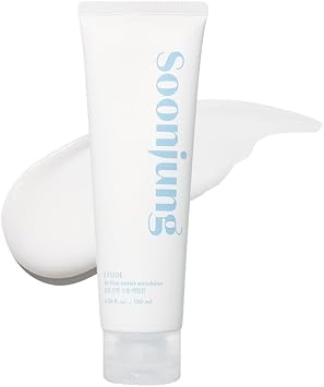 ETUDE SoonJung 10 Free Moist Emulsion 4.39 fl. Oz 130ml 23AD | Hypoallergenic Non-Irritating Hydrating Emulsion for Skin Damage Care and Relaxation | Korean Skin Care